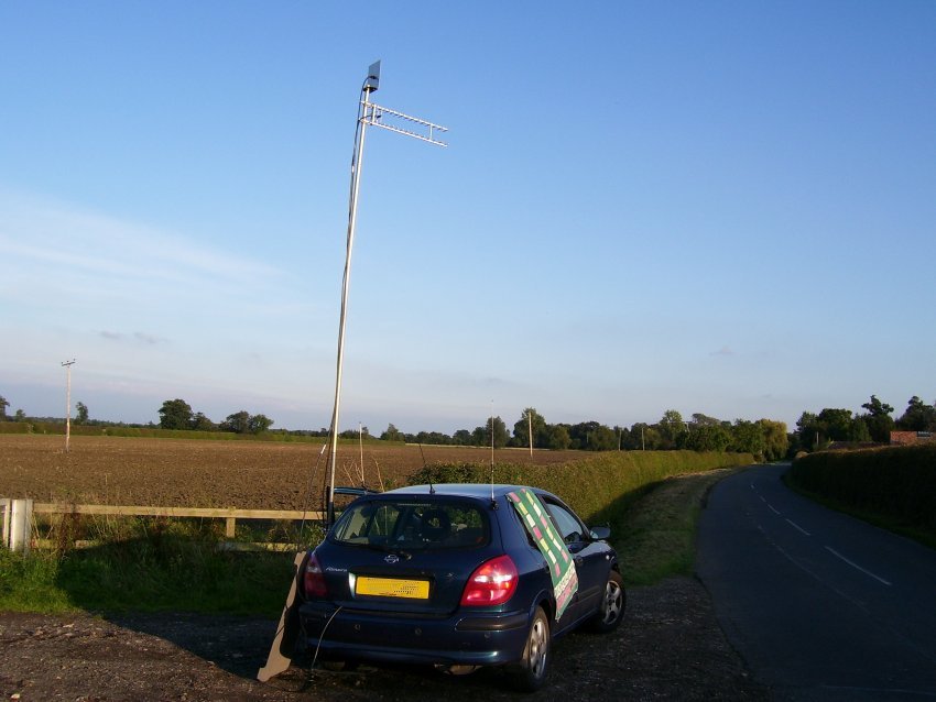 aerials on car